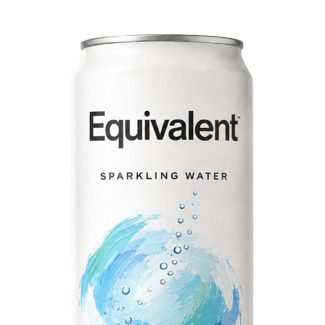 Equivalent Sparkling Water Plain Foreground